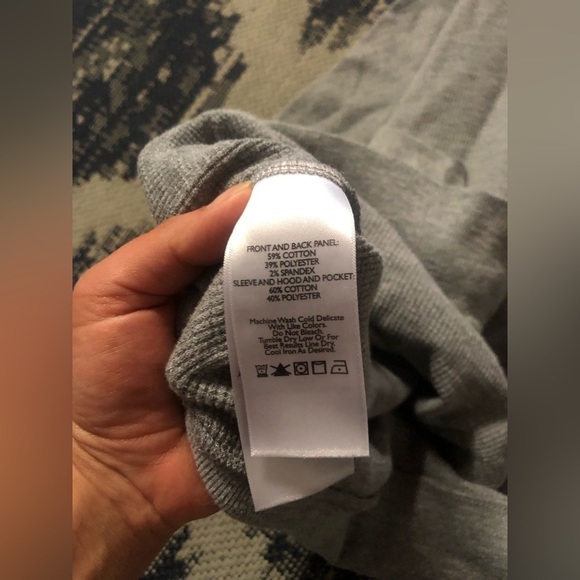 EDDIE Bauer thermal cotton hoodie. Size M Front pocket. - Picture 5 of 6